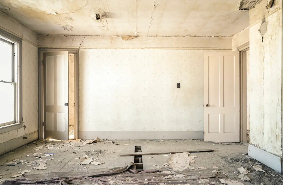 Waste disposal crew managing a cleanout project in Fenton